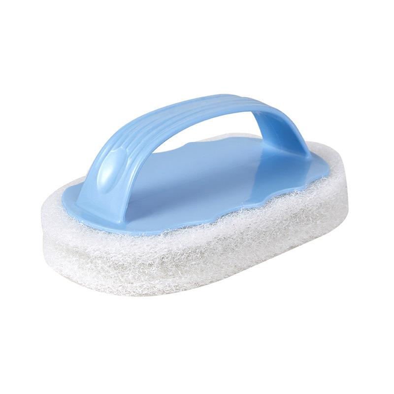 Household Tile Cleaning Brush Nordic Kitchen With Handle Sponge Wipe Multifunctional Plain Bathtub Stove Baijie Brush