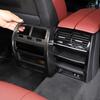 For BMW 5 Series G30 2018-2026 ABS Carbon fiber/Black Car Rear Air Conditioning Air Vent Outlet Anti-kick Cover Car Accessory