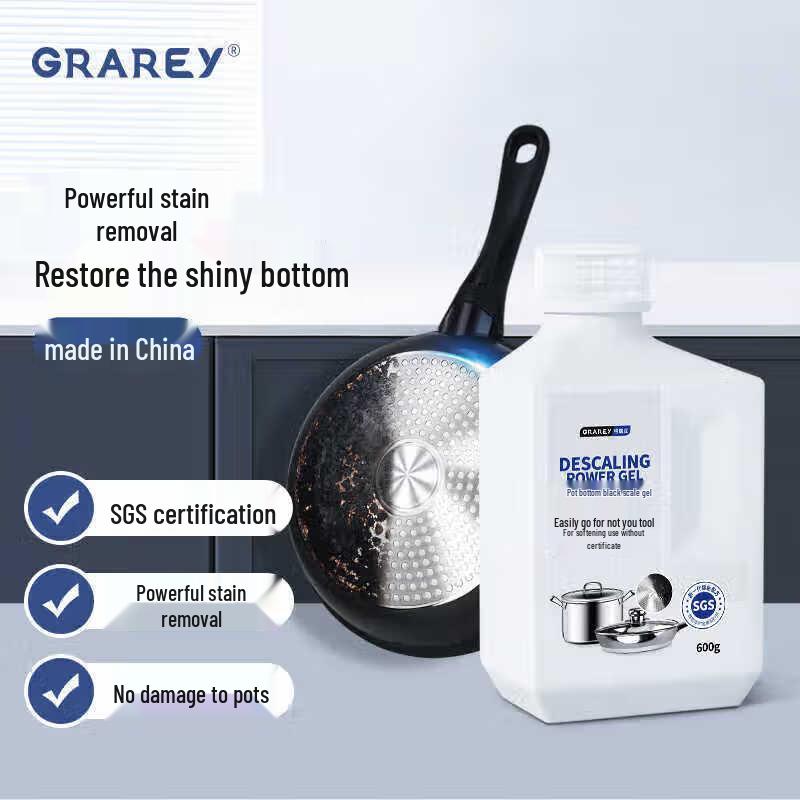 GRAREY Гель-очиститель черных пятен с дна кастрюль и сковородок