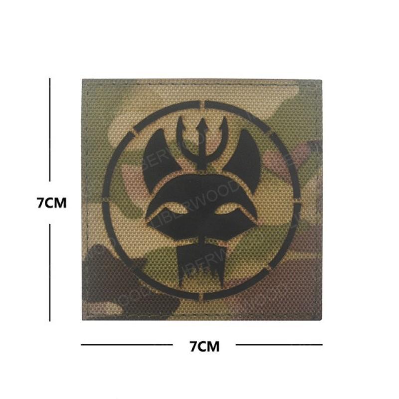 Seal Team Infrared IR patch Navy Seals SWAT Reversed Patches Multicam Military CP camo Reflective