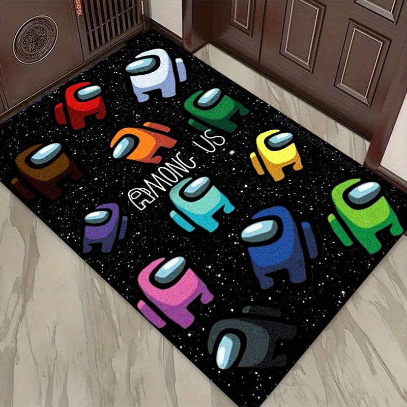 Among Us Teppich für Wohnzimmer Schlafzimmer Zuhause Sofadekoration, Kinder spielen Rutschfeste Bodenmatte
