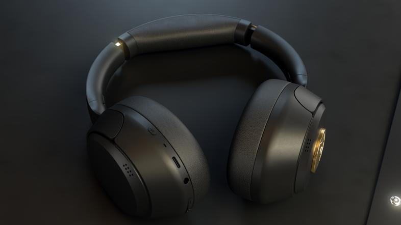 PEAQ PBH 8000-RW Robbie Williams Edition Wireless Headphones, Black
