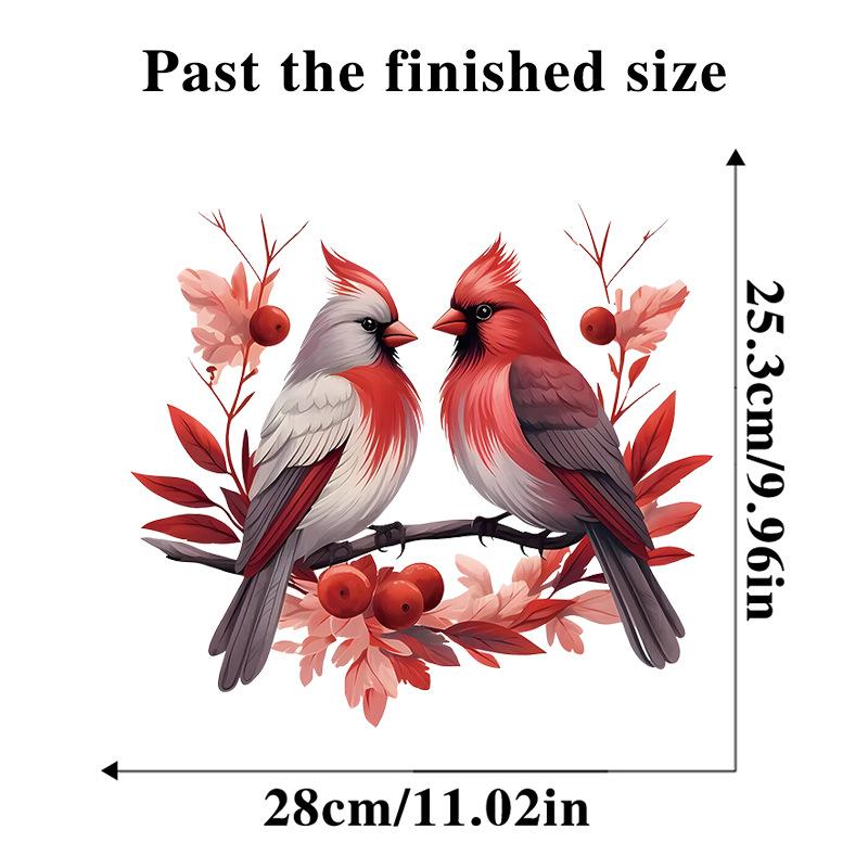 

Наклейки на стену «Птица епископа» Декор для ванной комнаты Креативные наклейки для туалета Декоративные водонепроницаемые наклейки 30x30cm разноцветный