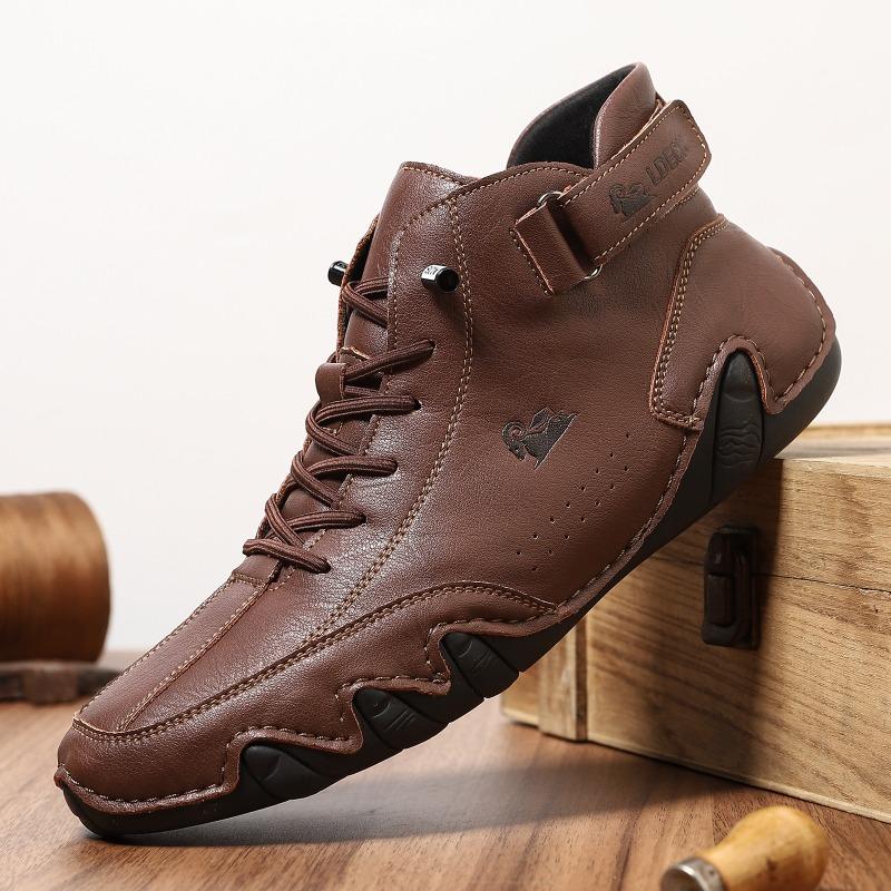 New Octopus Men's Shoes Cross-border High-top Martin Boots Spring and Summer Men's Casual Short Boots