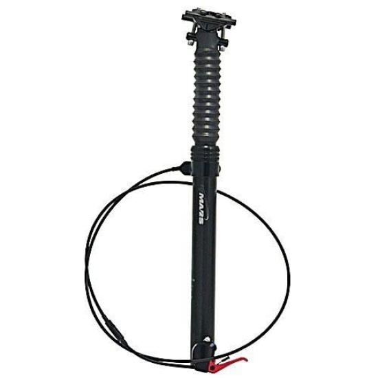 TMARS 419S Mechanical Drop Black Seatpost, 31.6x445mm 55/110mm Travel, #ST1447