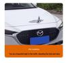 3D Horse Head Wing Car Emblem: Exterior Hood Decoration Metal Sticker