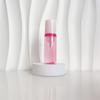 60ml Red Translucent Mousse Dispenser: Cosmetic Brush Foam Bottle for Face Wash and Travel Use