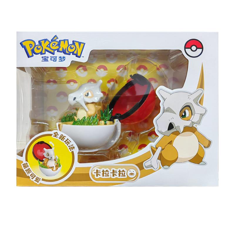 Pokemon Figure Piplup Scorbunny Cubone Mimikyu Jigglypuff Pikachu elf ball Pokeball Ball Collection Toy doll kids Birthday gift