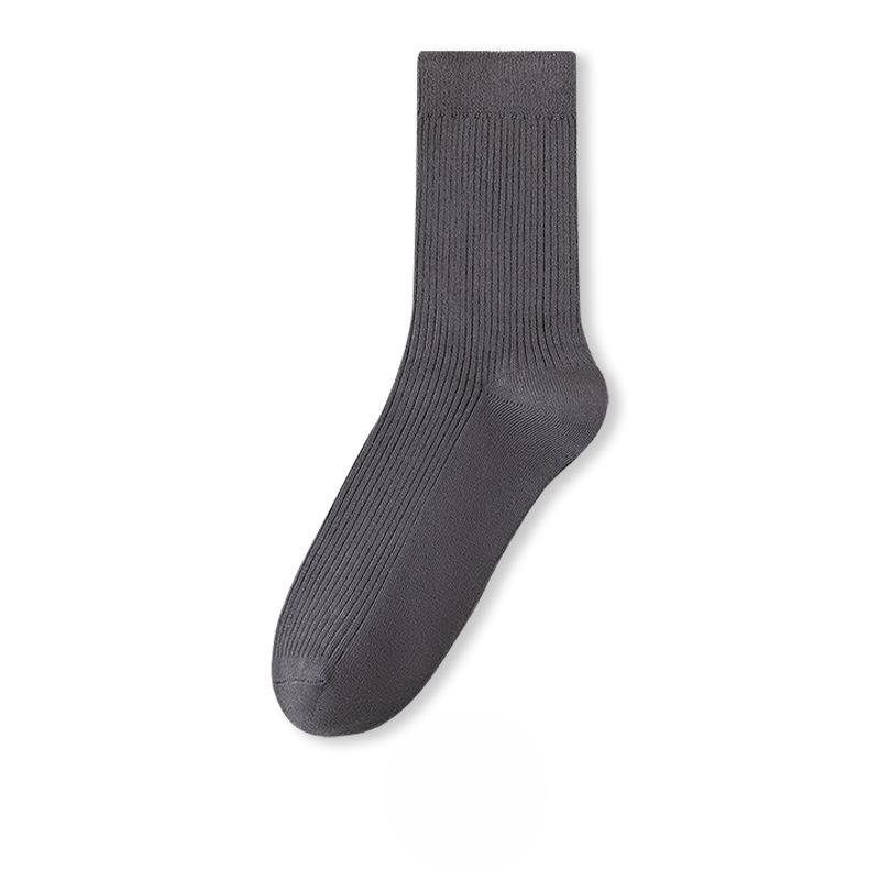 Herren Frühling und Herbst Neue Freizeit Business Einfarbig Deodorant Weidensocken
