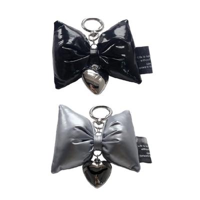 Schicker Schleife Herz Handy Lanyard Handgelenkschlaufe Unisex Schleife Rucksack Anhänger Schmuck