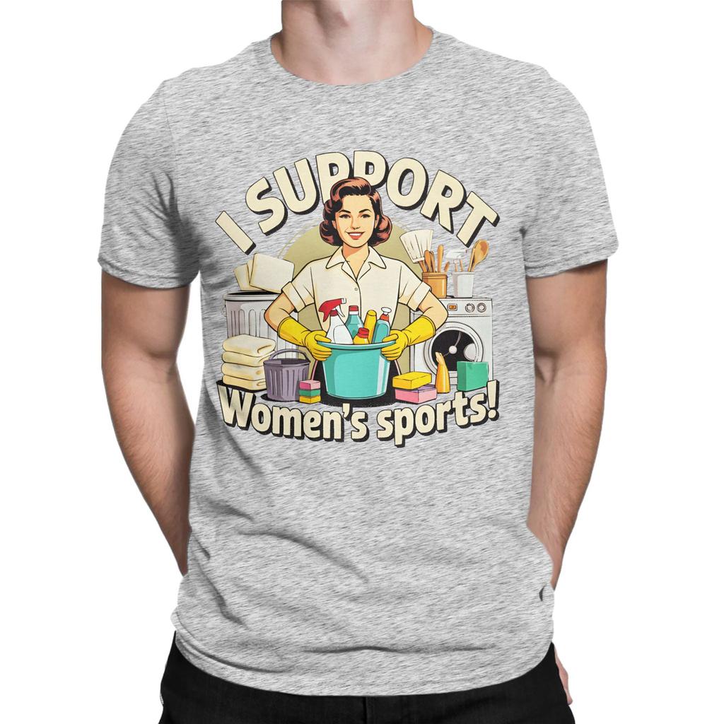 Unisex I Support Unisexs Sports T Shirts Pure Cotton Tops Funny Short Sleeve Crew Neck Tees Birthday Gift TShirts