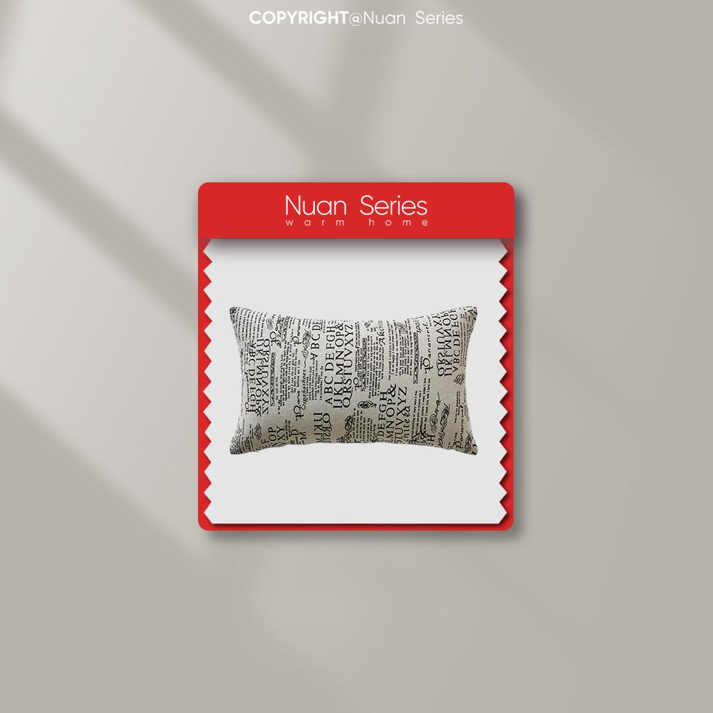 

1 шт. серия Nuan современная универсальная художественная хлопковая и льняная наволочка с принтом удобная и мягкая для дивана гостиной спальни домашнего декора 30cm x 50cm