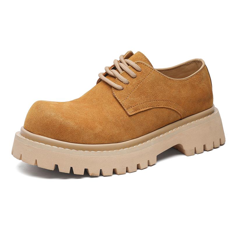 

Обувь на толстой подошве Бренд Модная Мужская Роскошная Коллекция Большие Размеры 38-46 Повседневный Досуг Бизнес Офис Вечеринка Качество Новинка 46 жёлтый