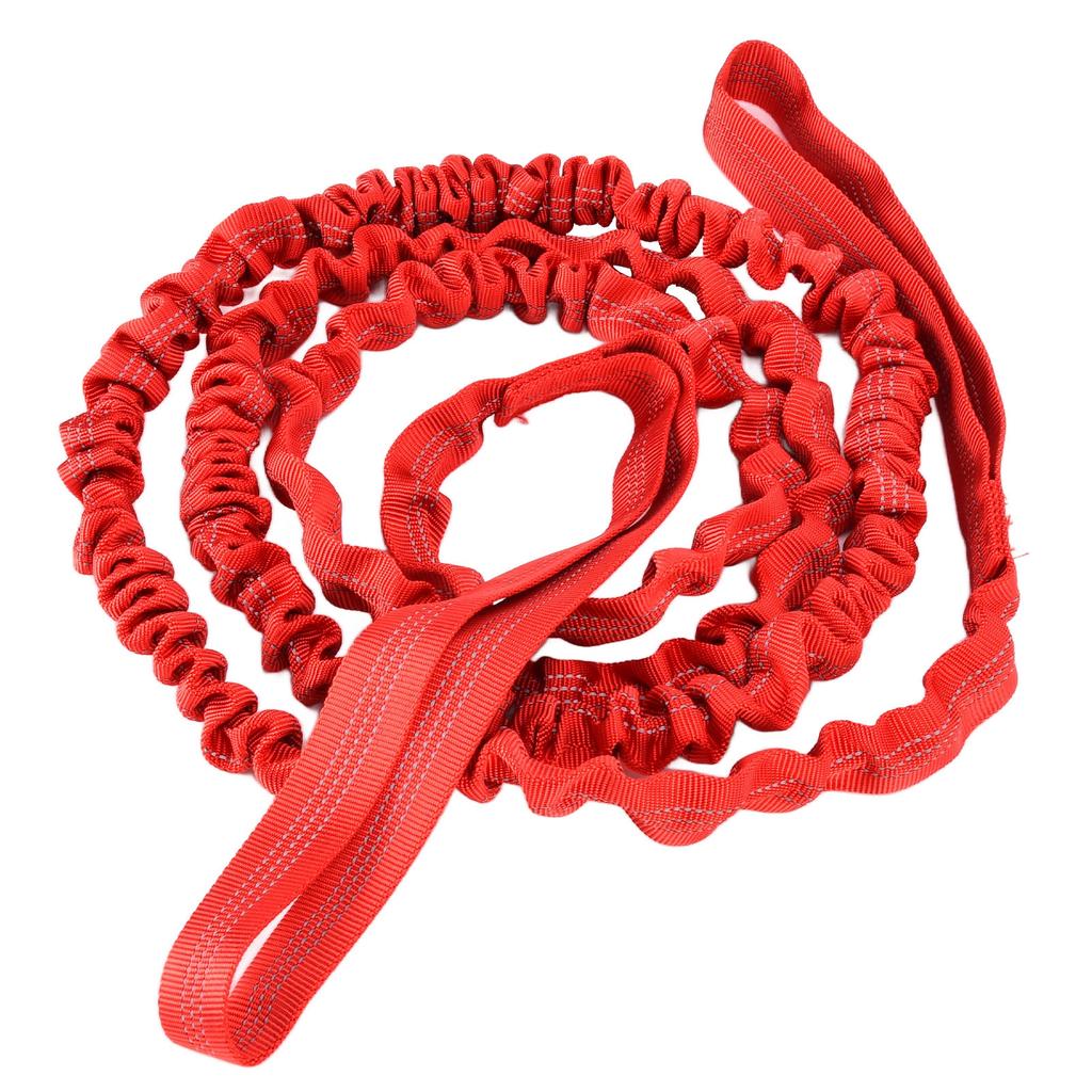 Bicycle Tow Rop Nylon Adjustable Sturdy Portable Bungee Traction Rope for Outdoor Cycling