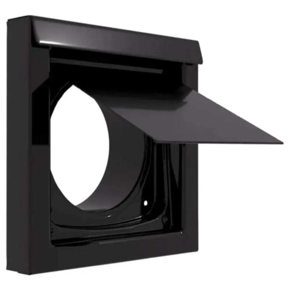 

Metal Material Ventilation Appliance 4 Inch Size Airflow Enhancement External Installation чёрный