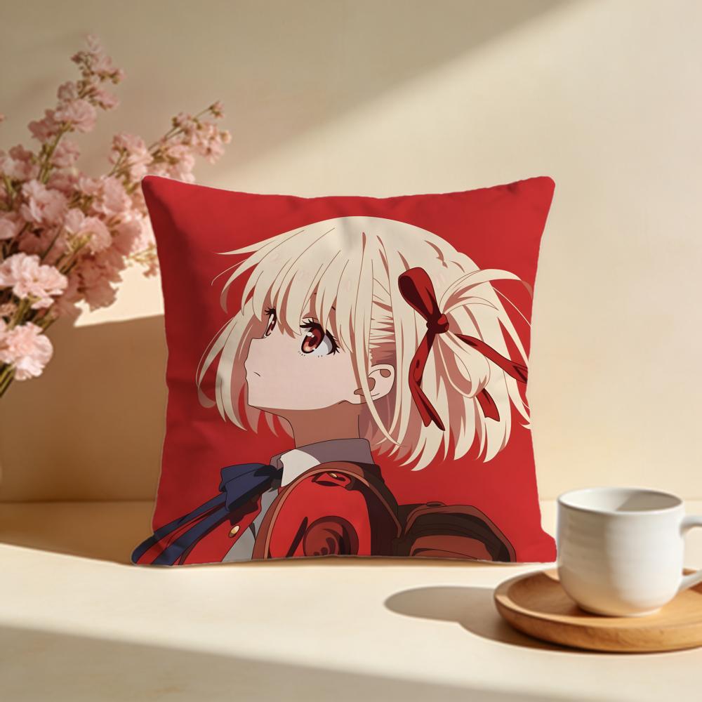 

Stylish LLycoris Recoiled Cushion Cover Stylish Washable Pillow Cover Ideal for Couch Bedroom Car Decoration 30X30cm