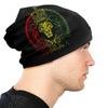 Rasta Reggea Lion Irie Spiritual Bonnet Hat Strickmütze Fashion Outdoor Skullies Beanies Hat Unisex Damen Warm Dual-Use Caps