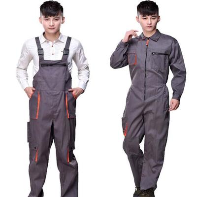 Working Uniforms Work Overalls Men Women Protective Coverall Repairman Strap Jumpsuits