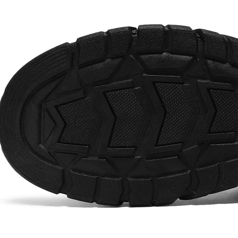 Casual Men's Hiking Shoes Dirt Resistant and Waterproof Boots Retro Suede Men's Boots Soft Soled Lightweight and Wear-resistant Running Shoes