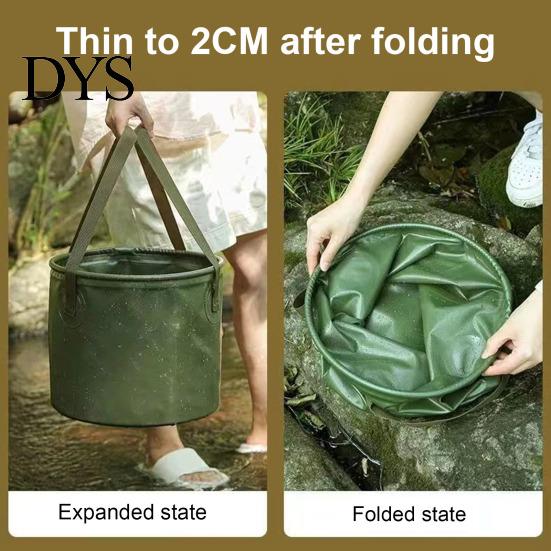 Portable Camping Bucket 10/20L Foldable Water with Handle, Large Collapsible Container, Travel Pail for Outdoor, Camping, Fishing, Beach, Car Washing