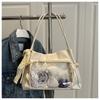 Trendy osobnost roztomilá bolestivá taška velká kapacita nová průhledná crossbody taška přes rameno tote bag ženy