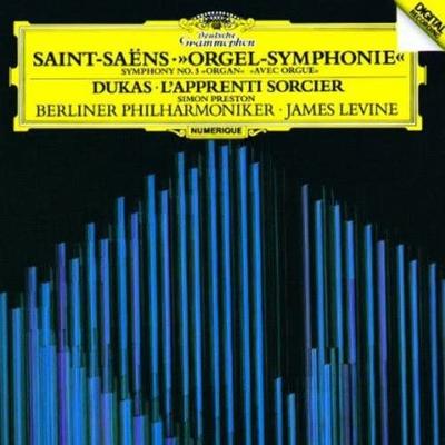 CD JAMES LEVINE, BERLINER PHILHARMONIKER - Saint-saens: Symphonie Nr. 3 F35G20152 DEUTSCHE GRAMMO 1987 Japan Klassisch Gebraucht