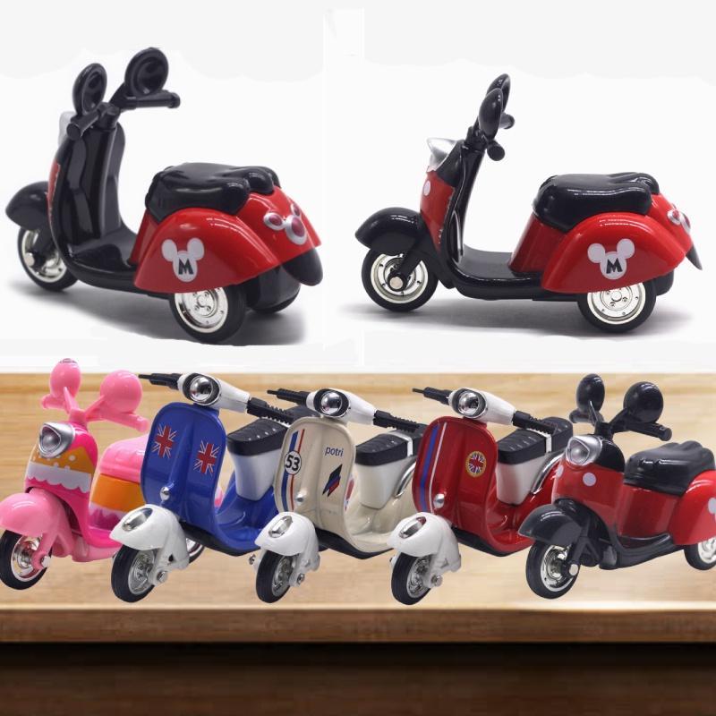Alloy Lady Motorcycle Sheep Model Display Box 143 Scale, Powerful Return Function, Multi-functional, 107*4cm