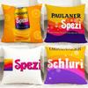 Popular P-PPaulaner Spezi Cushion Cover Comfortable Reversible Pillow Cover Ideal for Car Sofa Bedroom & Beyond