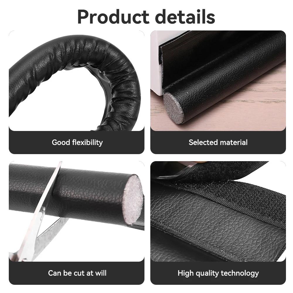 3/2/1pc Windproof Sealing Strip Door Bottom Waterproof Under Wind Shield Insulated Soundproof Seal Strip Adjustable Foam Sealing Strip2