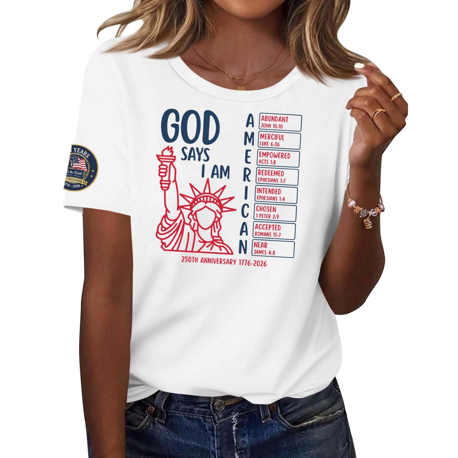 

Women s Fashion Casual Printed Short Sleeve Round Neck Pullover Tops XL білий