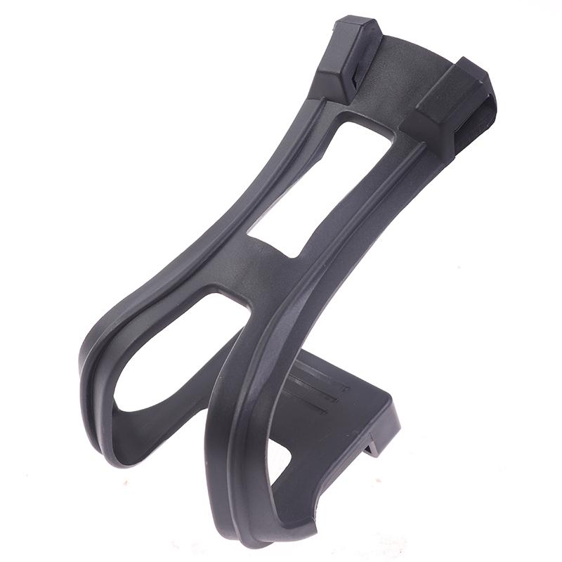 

1 Pair Bicycle Bike Strapless Toe Pedal Clips Black Ultra-light Bicycle Pedal Half Clips With Screws Cycling Accessories