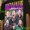 Brennan Lee Mulligan Retro Graphic Tee: Cotton Blend Unisex Sweatshirt