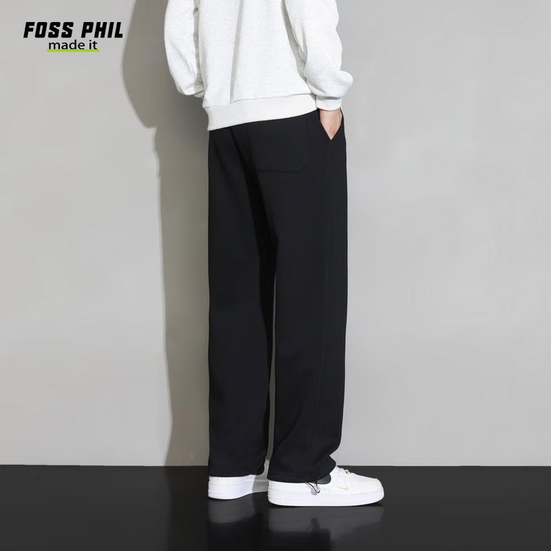 Foss Phil Men's Drawstring Straight Casual Pants 6008