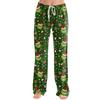 Women's Casual Loose Fit Printed Pajama Pants for Sleep and Home