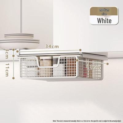 Under Cabinet Hanging Storage Basket Organizer