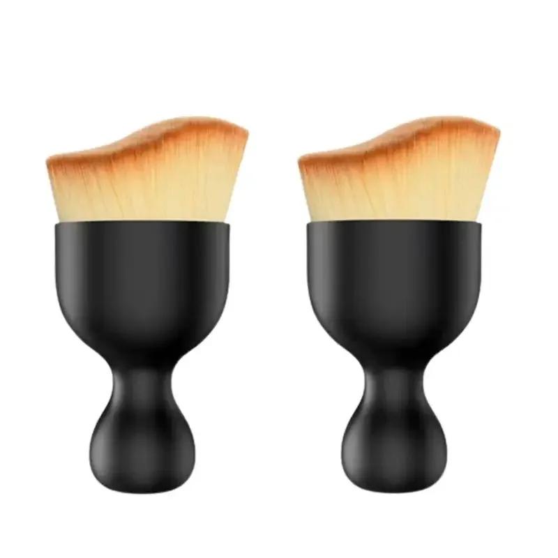 1/2Pc Car Vent Cleaning Soft Brush with Casing Car Interior Cleaning Tool Artificial Car Brush Crevice Dusting Detailing Brush