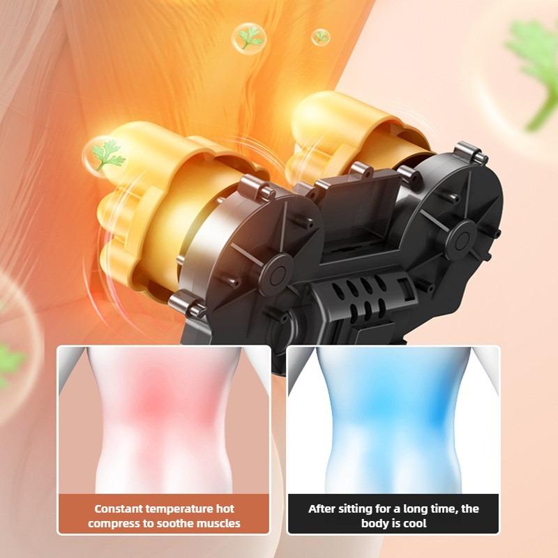 JAIYORL Massage Pillow Electric Airbag Cervical Massager Neck Waist Back Vibration Heating Shoulder Kneading With Remote Control