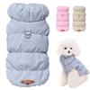 Měkké teplé oblečení pro psy Zimní vycpaná bunda pro štěně Cat Coat Coat Jacket Pro malé a střední psy Chihuahua Francouzský buldoček Pudlík Outfit pro mazlíčky