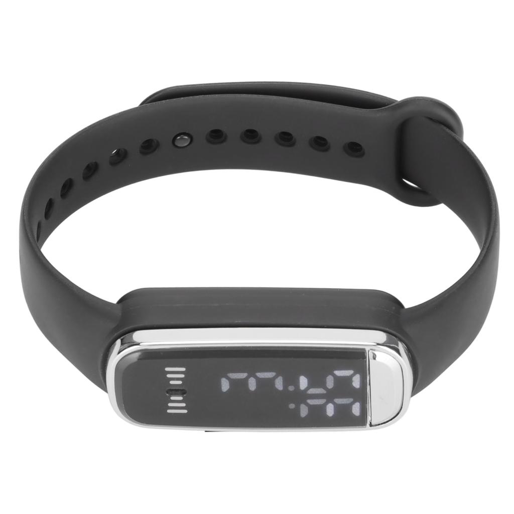 Digital Watch LED Screen 12Celsius24 Hour Rechargeable Stylish Electronic Wrist Watch for Men Women