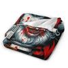 Art Crispies Terrifier Clown Blankets  Warm Novelty Plush Throw Blanket For Kids Living Room Flannel Bedspread Bed Cover