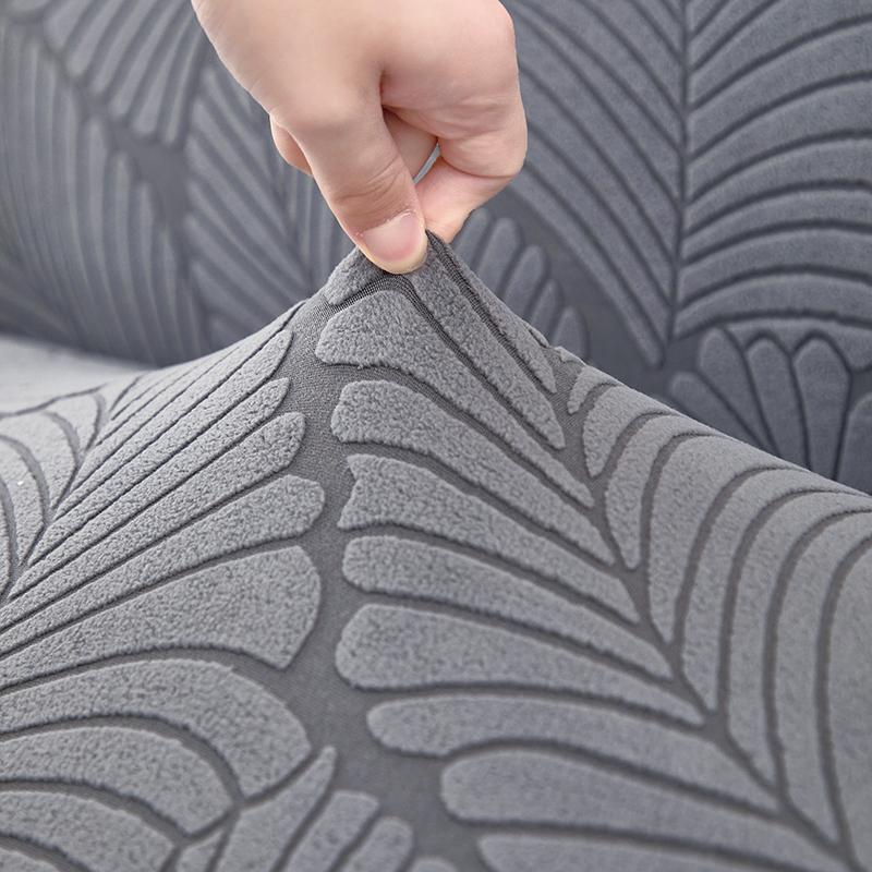 Leaves Jacquard office Armchair Cover Anti Dirt Soft Office Chair Slipcover Computer Desk Seat Cover for Play Gaming Room Home