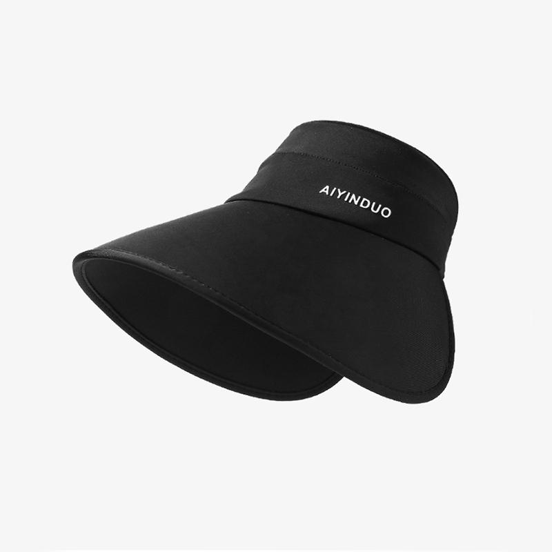 

Style Hat Versatile Classic Deep Brim Womens Breathable Hatscaps Sunbonnet чорний