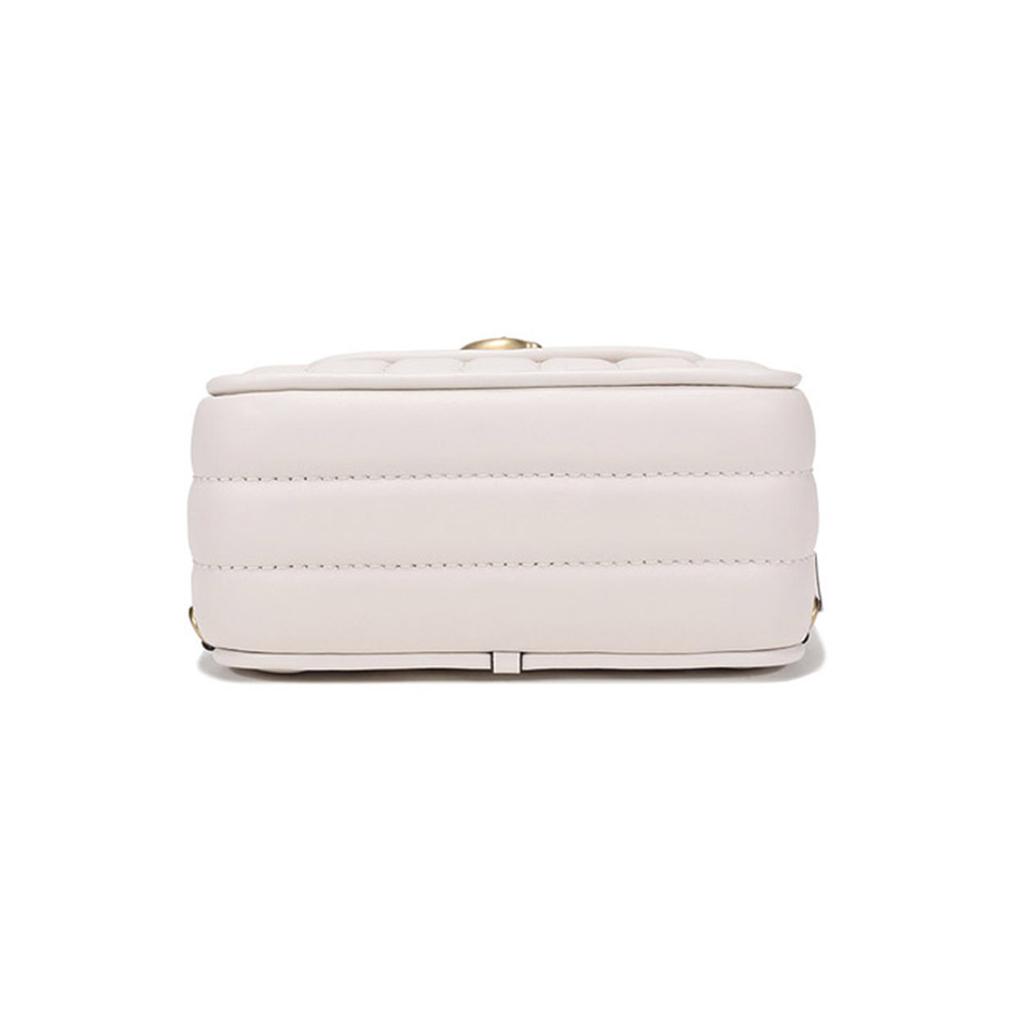 New COACH Leather Shoulder Bag, Crossbody Bag, Backpack Trumpets Women's White 4688-B4HA
