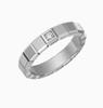 Neuer Vintage 925er Sterlingsilber Eiswürfel Stil Pave AAA Zirkonia Liebesschmuck Ring für Damen und Herren Feiner Schmuck Sondergröße