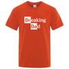 Summer Men's T-shirt High Quality100%cotton O Neck Heisenberg Men T-shirt Short Sleeve Casual Breaking Bad Print T Shirt for Men