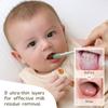 Baby Tongue Cleaner Toddler Toothbrush Baby Oral Cleaner Newborn Kit for 3 Months+ 2 Pcs Blue Mint