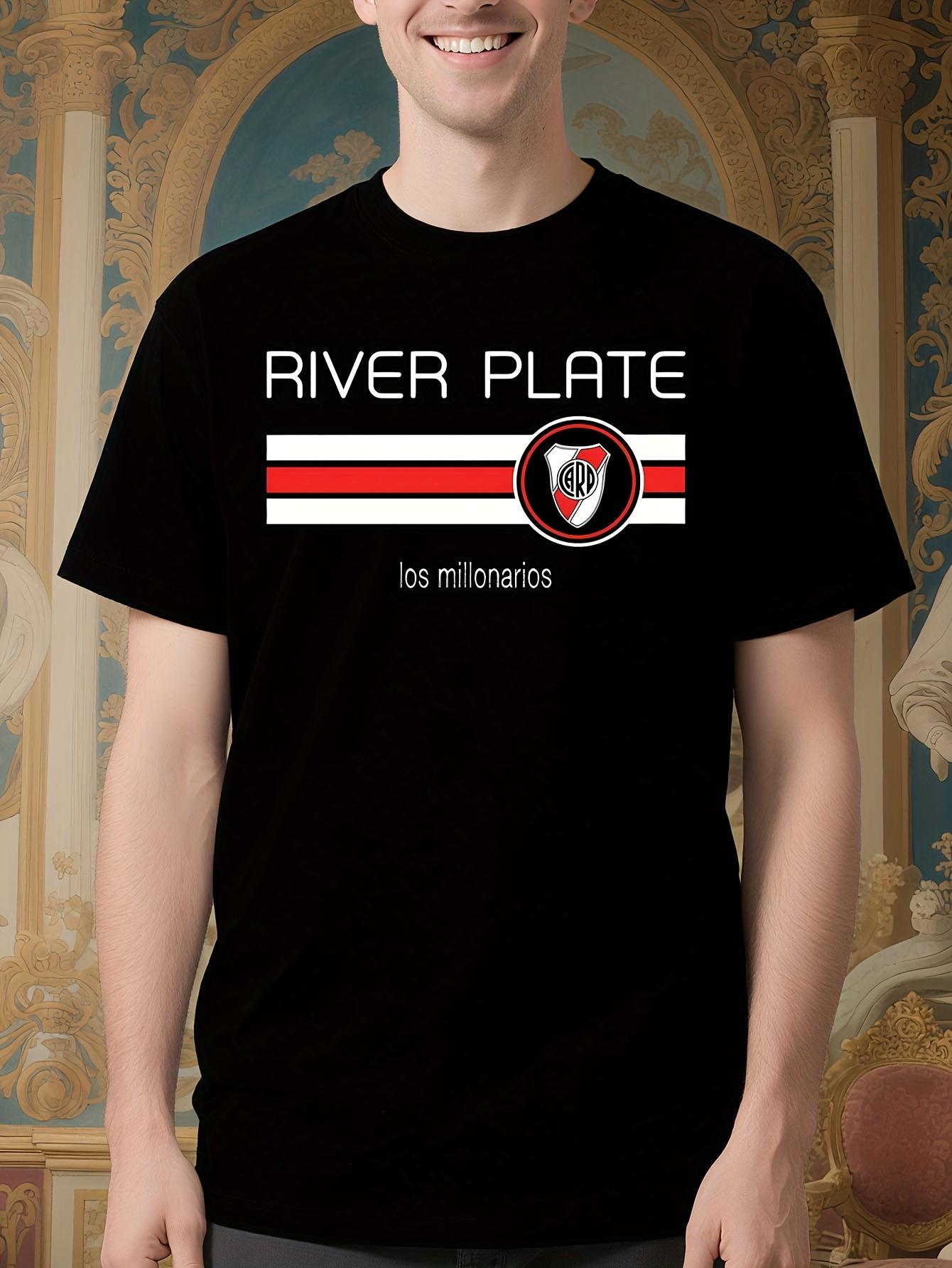 Vintage River Plate Soccer - Argentine Superliga Graphic Tee T-shirt XXXL