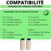 Ersatzwalzen kompatibel Karcher FC7 / FC5 / FC3 [4er-Pack] Ersatzwalzen 2.055-006.0