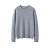 Maglione da Donna in Puro Cashmere Girocollo a Maglia Larga: Manica Lunga, Colore Unito, Strato Base Caldo.