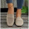 Women Single Shoe Breathable Spring Plus Square Toe Flat Bottom One Foot Women's Shoes